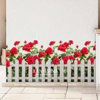 Hàng rào hoa giả - Hoa Hồng Giả